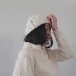KNITTING PATTERN x  Billie Zip Beanie