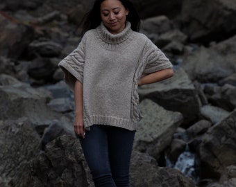 PATRÓN DE TEJIDO x Poncho Mulberry