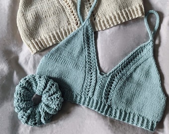 KNITTING PATTERN BUNDLE x Leyla Scrunchie & Bralette