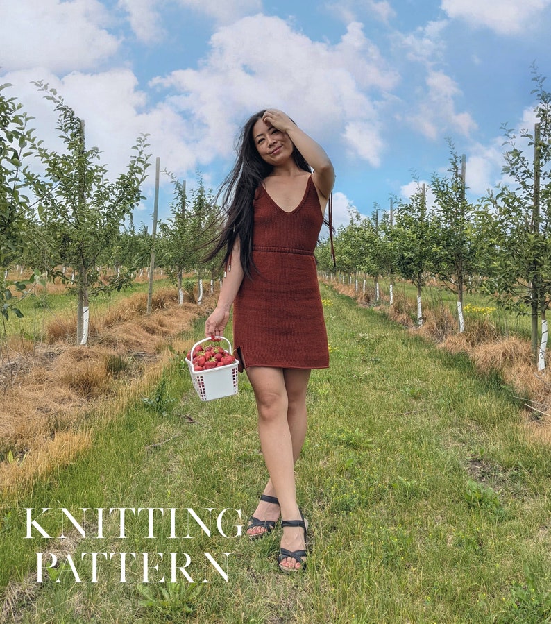 KNITTING PATTERN x Knit Girl Summer Top & Dress image 1