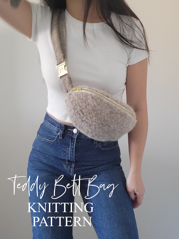 KNITTING PATTERN X Teddy Belt Bag Etsy Canada