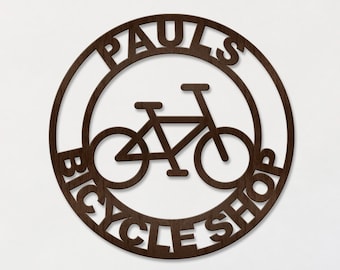 Bicycle Wooden Sign, Wall Decor, Wooden Biker Wall Art, Cyclist Wall Art, Bicycle Lover Gift, Home Decoration, Bicycle and City Sign, Biking