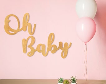 oh baby back drop, oh baby wooden cutout, oh baby, baby shower decoration, baby shower, baby shower backdrop, oh baby backdrop, oh baby sign
