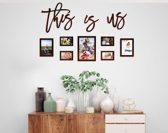 This is us sign, This is us cut out, This is us sign, Custom word cut out, Gallery wall, Wall decor, Farmhouse decor
