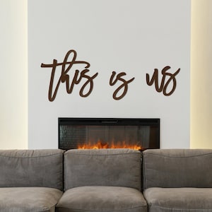 This is us sign, Fireplace decor, Wall hanging, Custom Wooden Sign, Family room decor, Thanksgiving Decor, Dining room decor, Housewarming
