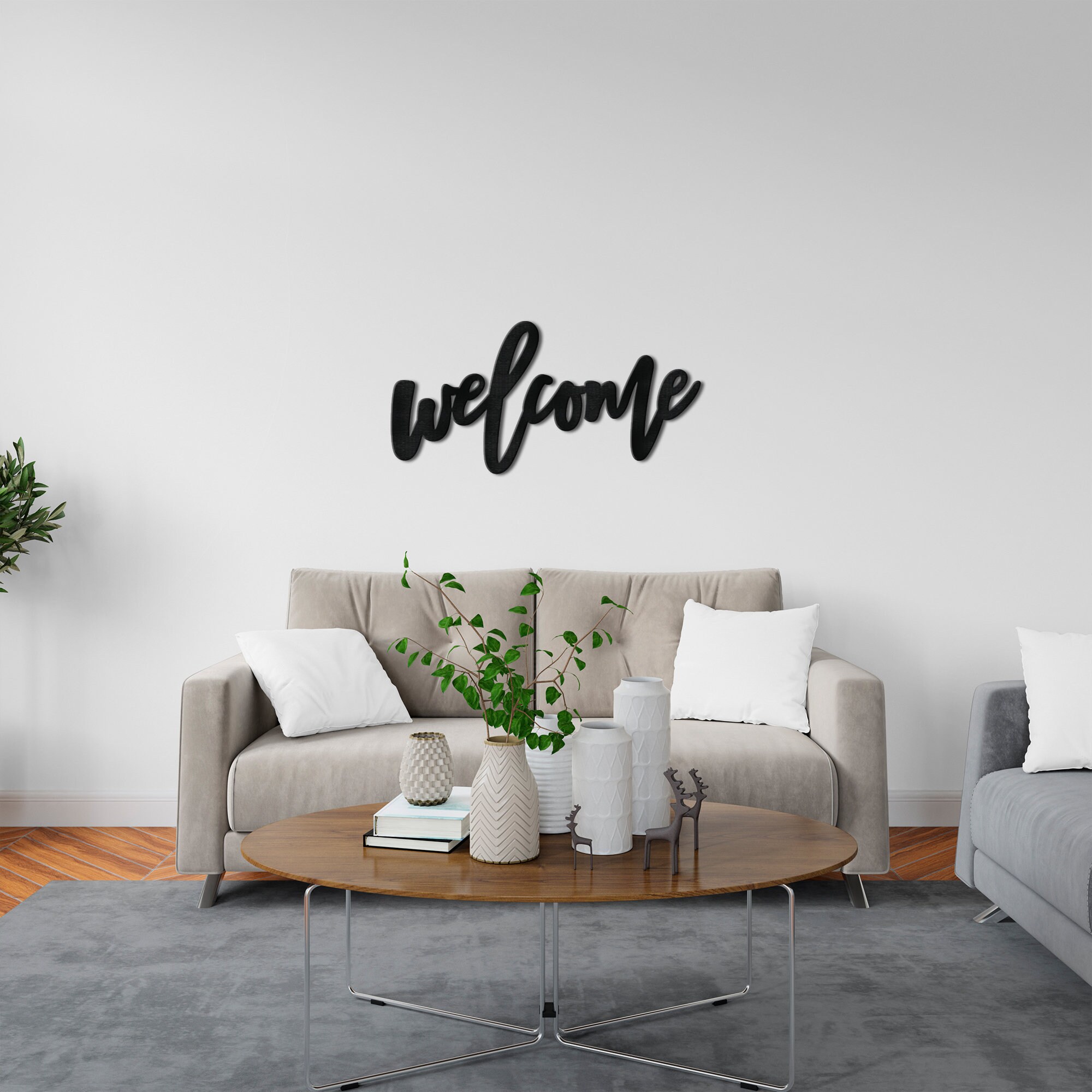Welcomesign Decore Welcome Word Cutout, Wedding Decor, Wooden Letters, Welcome Sign ...