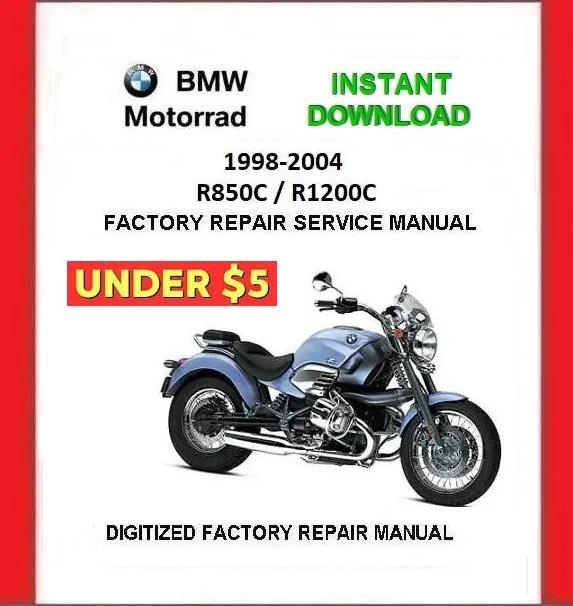 BMW R850C R1200C 1998-2004 Werksservice Reparaturanleitung pdf Download