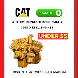 CATERPILLAR 3208 Dieselmotoren Service Reparatur Handbuch pdf Herunterladen
