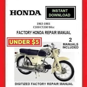 Honda motorcycle service manual - Etsy 日本