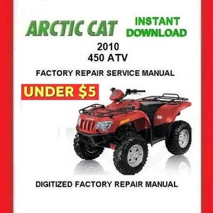 2010 ARCTIC CAT ATV 450 Factory Service Repair Manual pdf Download