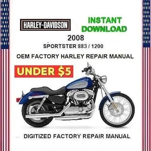 2008 HARLEY DAVIDSON SPORTSTERS 883 / 1200 Service Repair Manual pdf Download