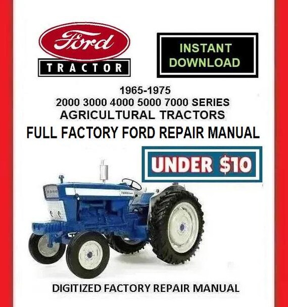 Manuel D'atelier PDF Tracteur FORD 6610 & 6710 - Neuf, Guide De Réparation Complet