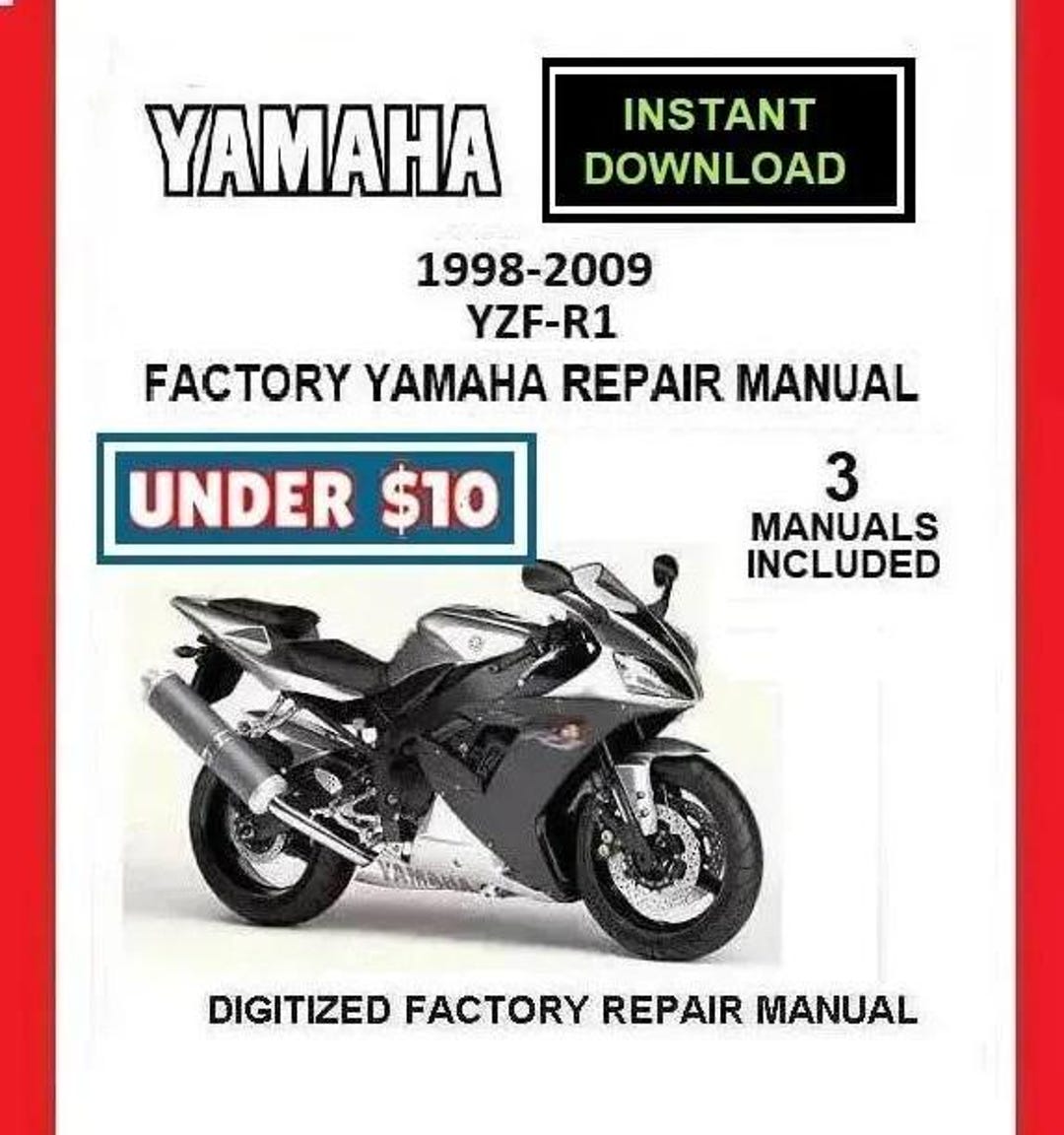 1998-2009 YAMAHA YZF-R1 Factory Service Repair Manual Pdf Download