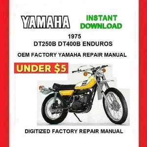 1975-1976 YAMAHA DT250B / DT400B Factory Service Repair Manual pdf Download