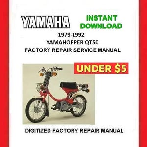 YAMAHA QT50 YAMAHOPPER 1979-1992 Factory Service Repair Manual pdf Download