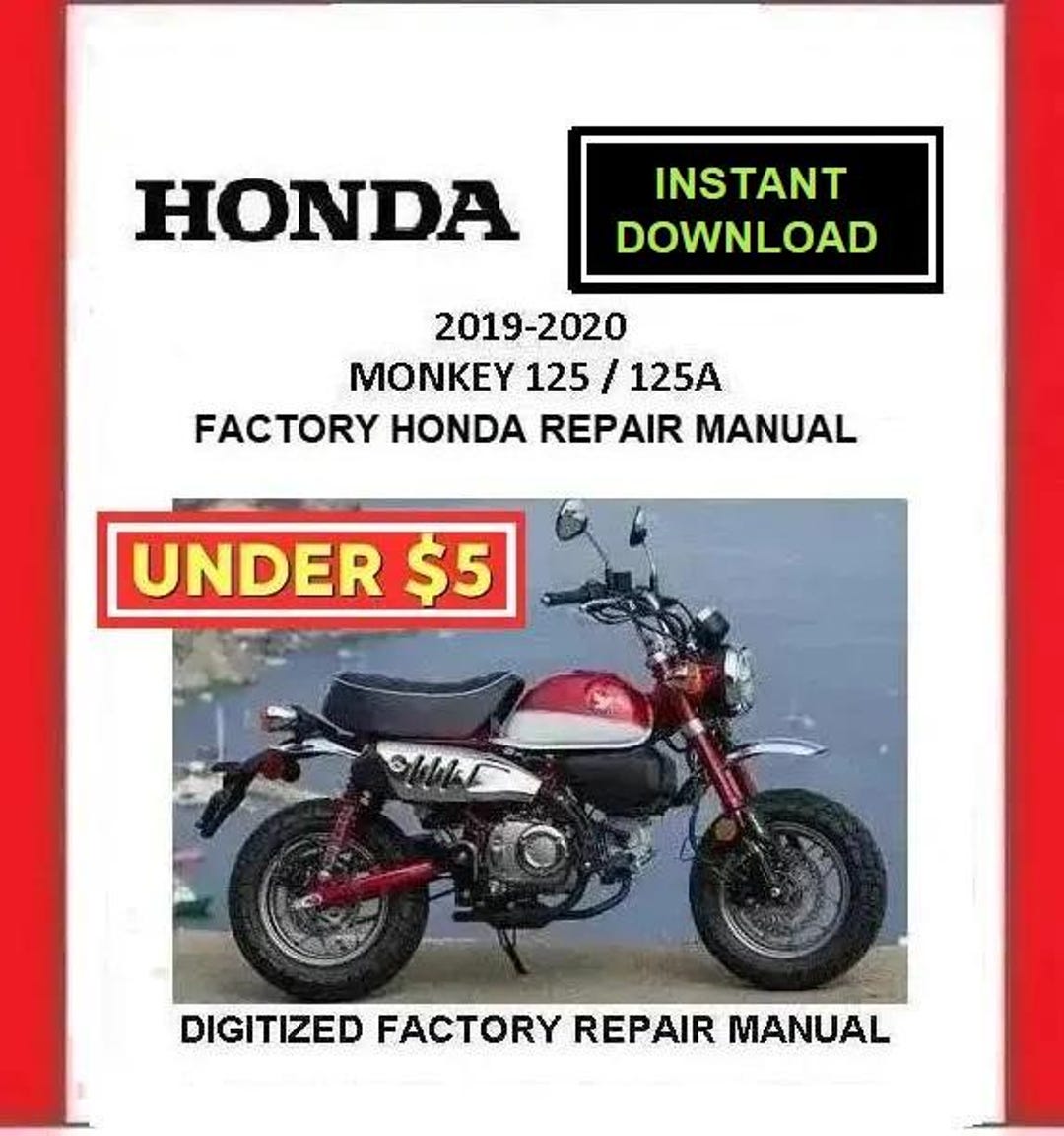HONDA モンキー 125 サービスマニュアル Amazon.co.jp: ミニモト ホンダ純正サービスマニュアル Z125MA