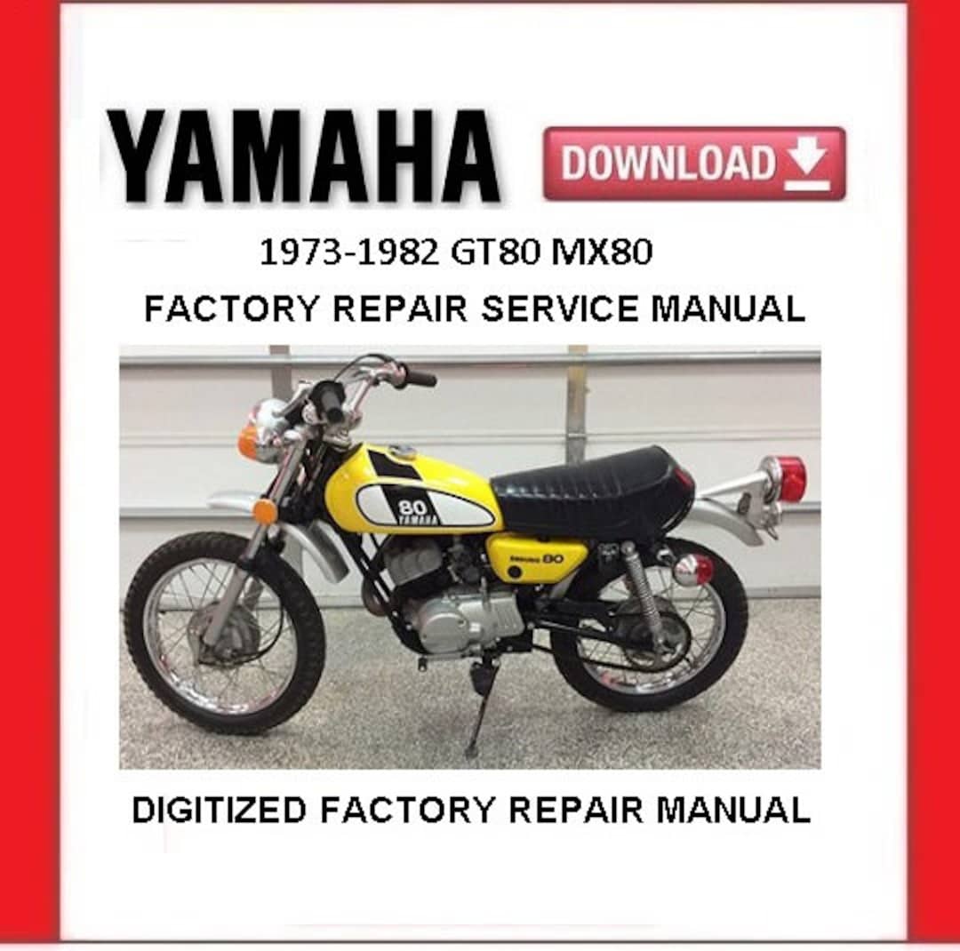 1973-1982 YAMAHA GT80 MX80 Factory Service Repair Manual Pdf DOWNLOAD
