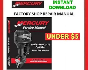 MERCURY Mariner 115/ 135/ 150/ 175hp OptiMax Service Manual pdf Download