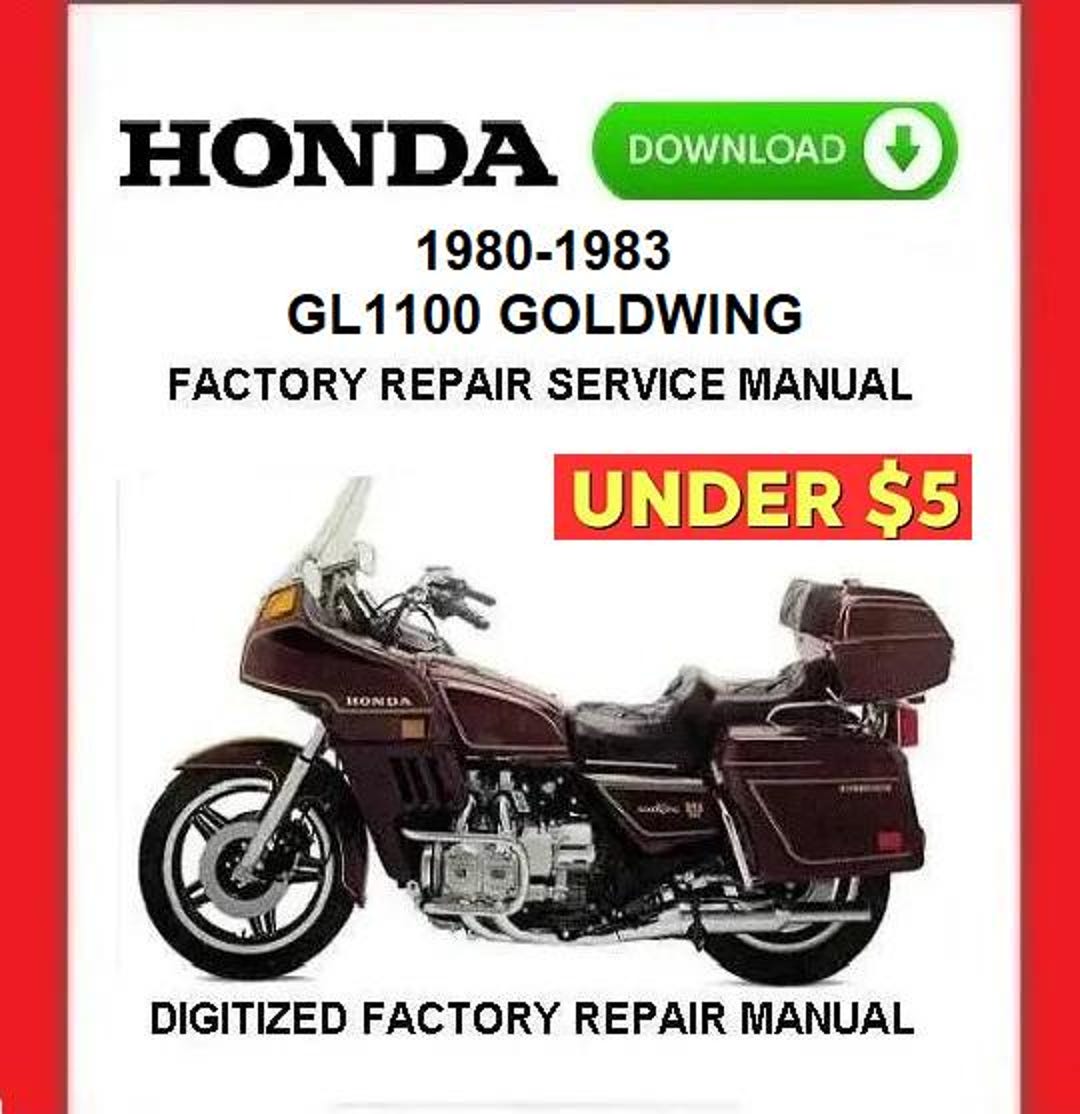 1980-1983 HONDA GL1100 GOLDWING Factory Service Repair