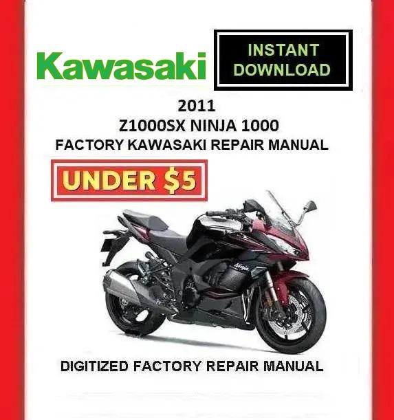 Nnja1000 (Z1000SX) 2011 サービスマニュアル Z1000SX、 Ninja 1000 サービスマニュアル（2011年式） - メルカリ