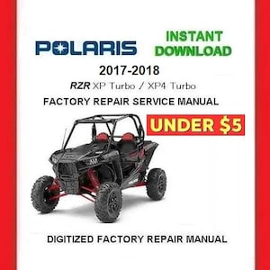 2017-2018 POLARIS RZR1000 XP 1000 XP4 Factory Service Repair Manual pdf Download