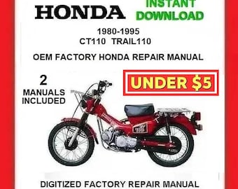 1983-1995 HONDA CT110 TRAIL110 Factory Service Repair Manual pdf Download