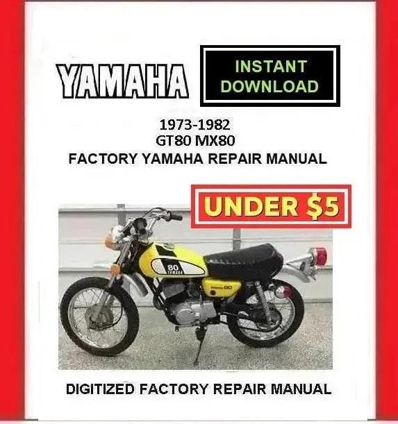 1973-1982 YAMAHA GT80 MX80 Factory Service Repair Manual Pdf