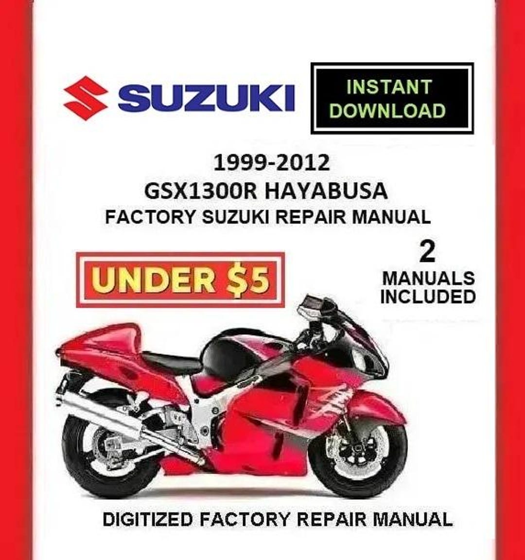 SUZUKI GSX1300R HAYABUSA 1999-2012 工場サービス修理マニュアル pdf