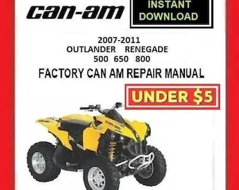 CAN-AM Outlander Renegade 500 650 800 Factory Service Repair Manual pdf Download