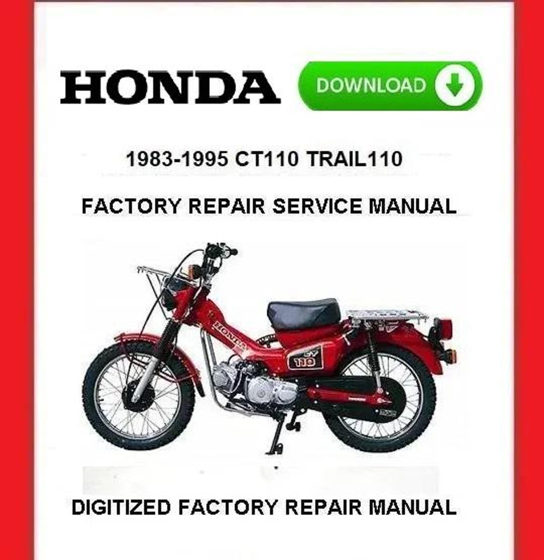 1983-1995 HONDA CT110 TRAIL110 Factory Service Repair Manual