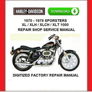 1966-1970 Harley Davidson Service Manual. - Etsy