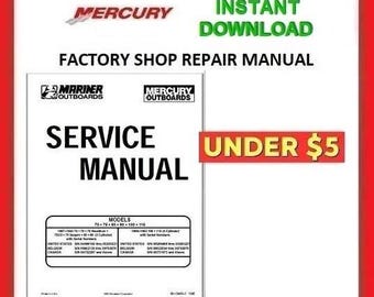 MERCURY Mariner 70 • 75 • 80 • 90 • 100 • 115hp Engines Service Manual pdf Download