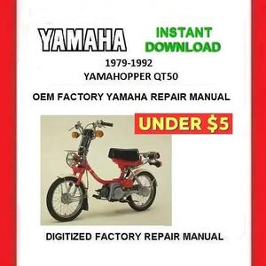 YAMAHA QT50 YAMAHOPPER 1979-1992 Factory Service Repair Manual pdf Download