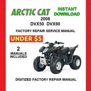 2008 ARCTIC CAT DVX50 DVX90 Factory Service Repair Manual pdf Download