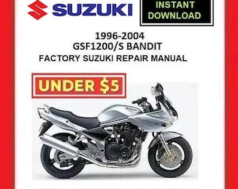 1997-1998 Suzuki Bandit GSF1200 Repair Manual - Etsy