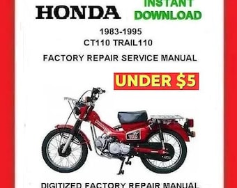 1983-1995 HONDA CT110 TRAIL110 Factory Service Repair Manual pdf Download