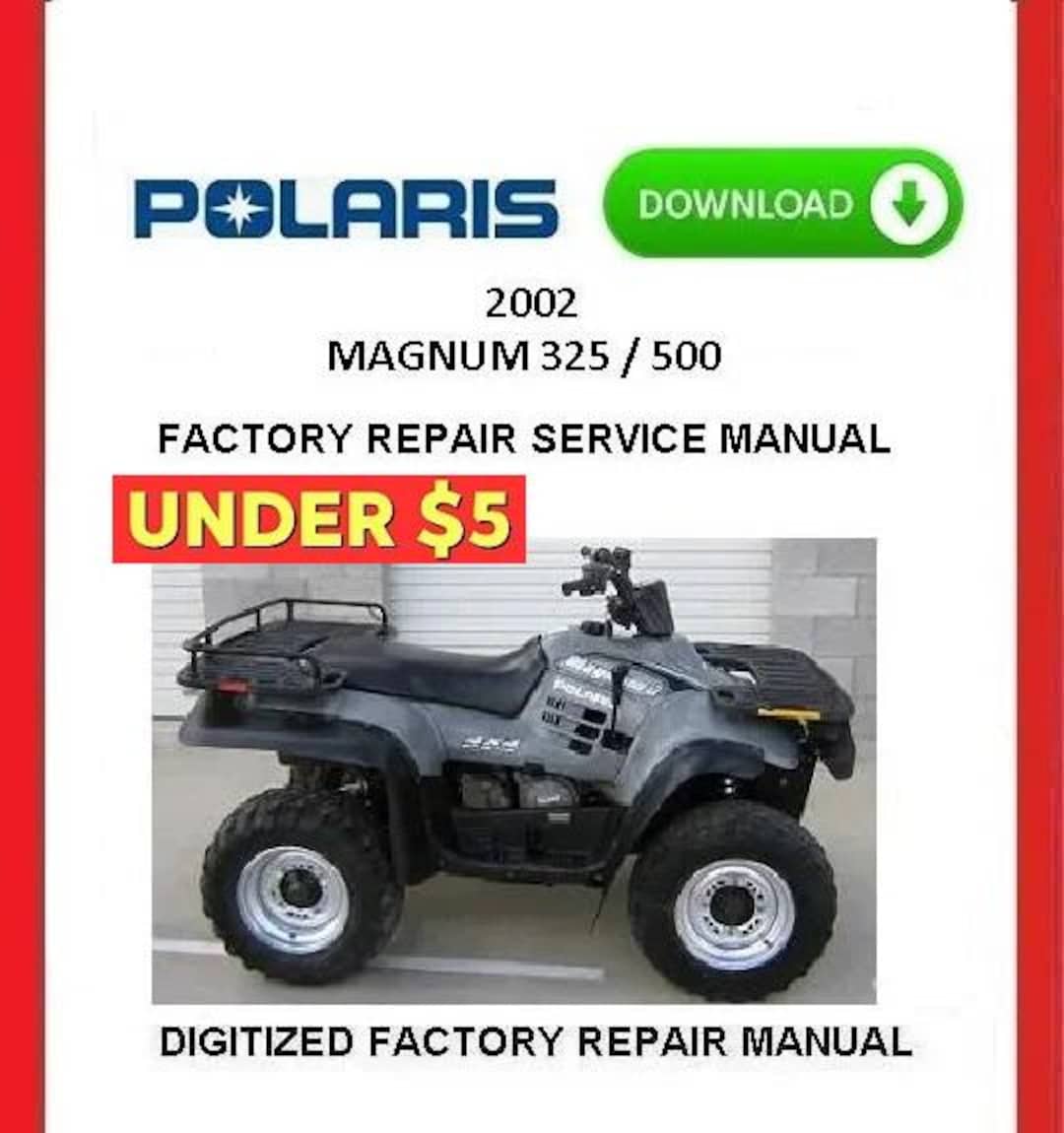 POLARIS  2002サービスマニュアル POLARIS 2002サービスマニュアル