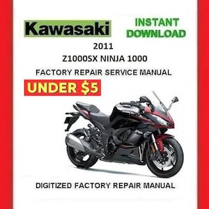 2011 KAWASAKI Z1000SX NINJA 1000 Factory Service Repair Manual pdf Download