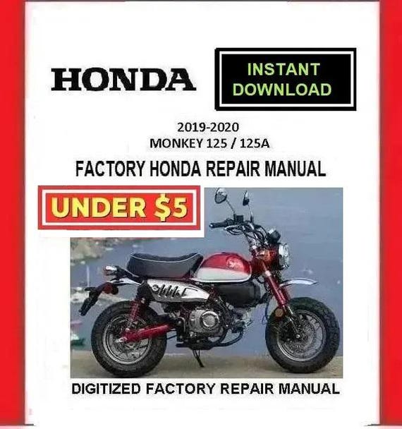 ホンダ モンキー125 サービスマニュアル純正新品未使用未開封送料無料 ホンダ純正サービスマニュアル Z125M/MA K モンキー125 : ミニモト公式
