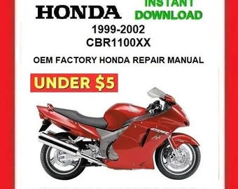 HONDAサービスマニュアル　CBR1100XX Honda 2000 CBR1100XX Super Blackbird Service Manual