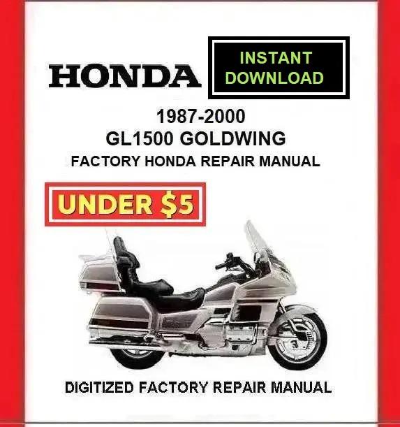1987-2000 HONDA GL1500 GOLDWING Factory Service Repair Manual Pdf