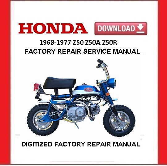 19681981 HONDA Z50 / Z50A / Z50R Factory Service Repair Manual Pdf
