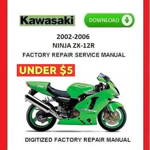 Kawasaki 2002-2006 Ninja ZX-12Rサービスマニュアル Kawasaki Ninja
