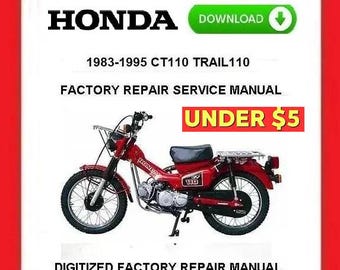 1983-1995 HONDA CT110 TRAIL110 Factory Service Repair Manual pdf Download