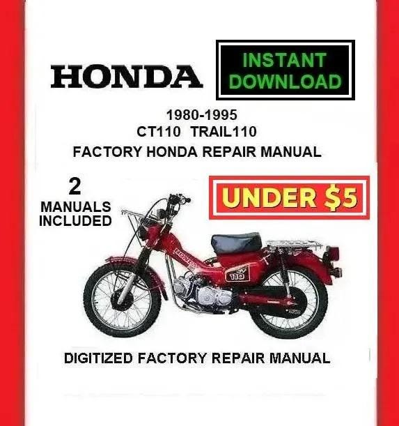1983-1995 HONDA CT110 TRAIL110 Factory Service Repair Manual pdf Download