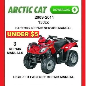 Manual de reparación y servicio de fábrica del Arctic Cat 150 (2009-2011) (PDF)