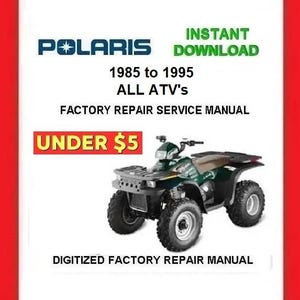 1985-1995 POLARIS ALL ATVs Factory Service Repair Manual pdf Download