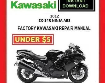 Kawasaki Ninja ZX-14R Motorcycle Service Manual (PDF Download) - Etsy