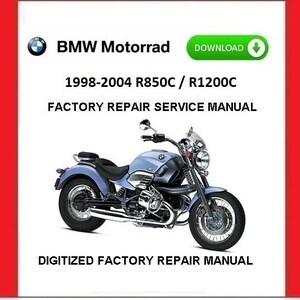 Manuel de réparation d'entretien d'usine BMW R850C R1200C 1998-2004 pdf Télécharger