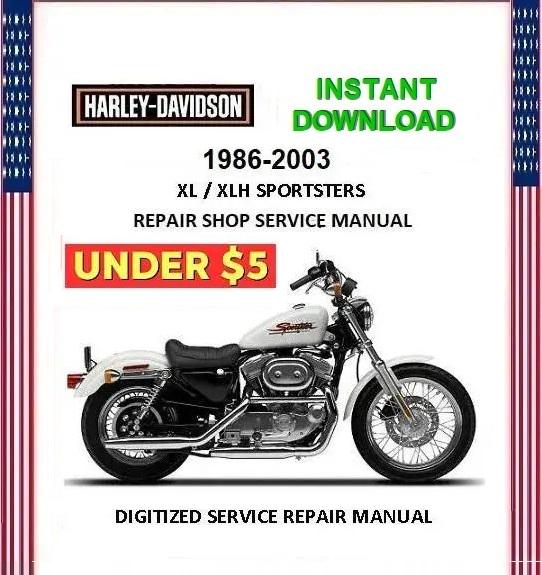 1986-2003 Harley-Davidson Sportster XL / XLH Service Repair Manual pdf Download